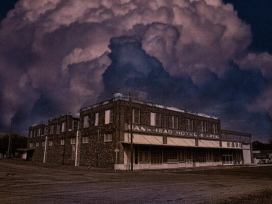 Wall Art featuring the digital art Bank Head Motel Circa 1950 by Rene Vasquez