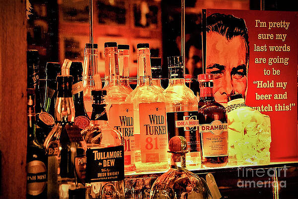 Wall Art featuring the photograph Bar Back by John Linnemeyer