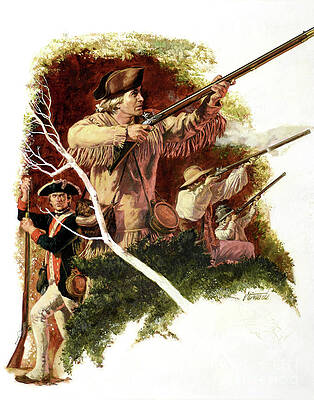 Painting - Battle Of King's Mountain by Shannon Stirnweis