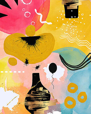 Mixed Media - Bazaar by Canessa Thomas