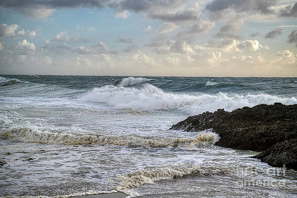 Cloud Photograph - Beach Days Fine Art Print by Abigail Diane Photography