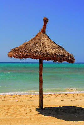 Sky Wall Art featuring the photograph Beach In Mallorca,Spain by Severija Kirilovaite