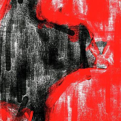 Wall Art featuring the digital art Bear by Ursula Abresch