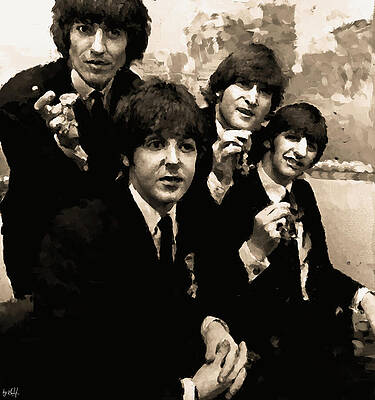 The Beatles, Rock Band Print