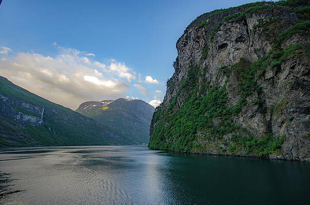 Summer Wall Art featuring the photograph Beautiful Geiranger Fjord In Norway by Matthew DeGrushe
