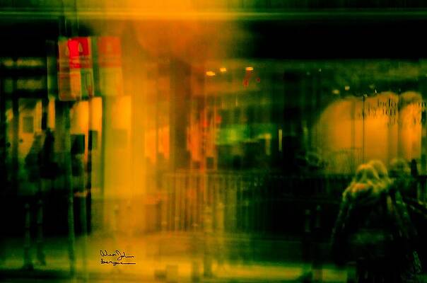 Wall Art featuring the photograph FRK- Become A Ghost, And Hustle by Alex John Bergerman