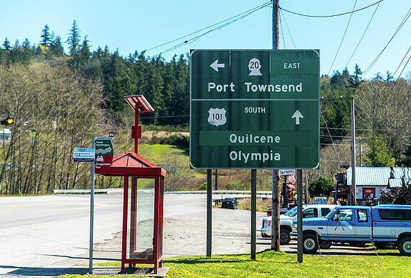 State Route 20 Photograph - Beginning Of State Route 20 by Tom Cochran