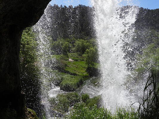 Colorado Wall Art featuring the photograph Behind Rifle Falls 2 by Amanda R Wright