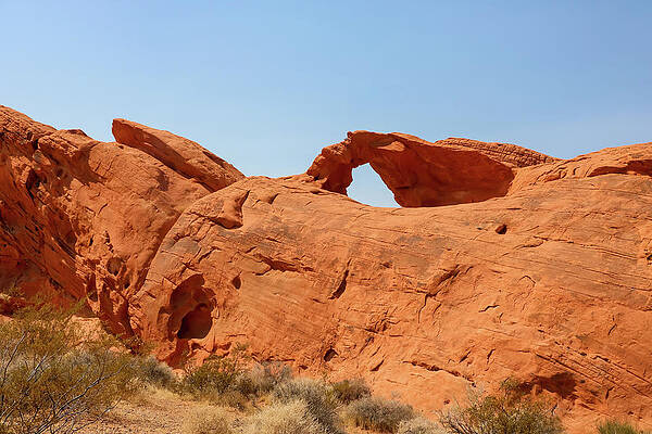 Desert Wall Art featuring the photograph Behind The Arch by Dawn Richards