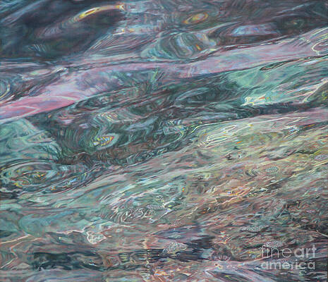 Swirling Water Reflection Wall Art