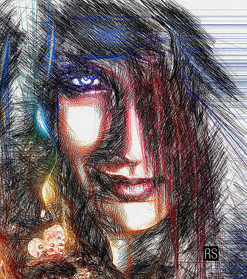 Wall Art featuring the drawing Believe Me When I Tell You by Rafael Salazar