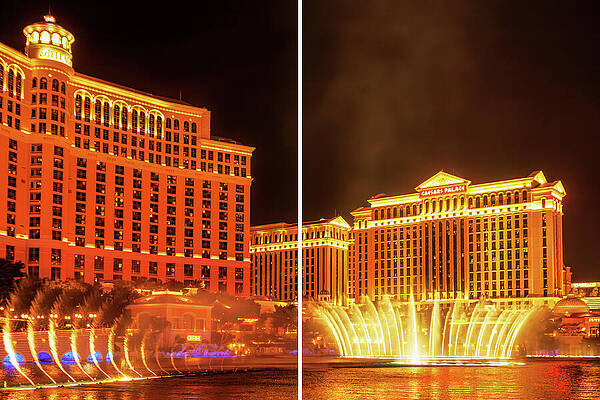 Las Vegas Casinos at Night Wall Art