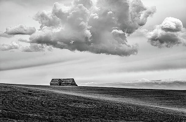 Lonely House Under Dramatic Sky Wall Art