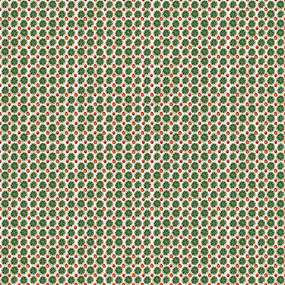 Pattern Mixed Media - Berries And Seedpods, Gnome For The Holidays Collection by Elizabeth Reich