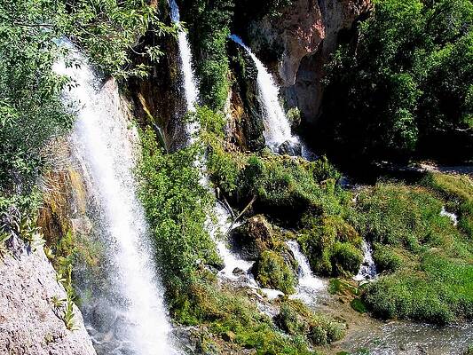 Colorado Wall Art featuring the photograph Beside The Falls by Amanda R Wright
