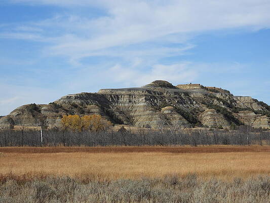 Theodore Roosevelt National Park Photograph - Big Butte by Amanda R Wright
