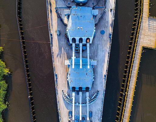 Sailing Wall Art featuring the photograph Big Guns by Oceanic SkyView