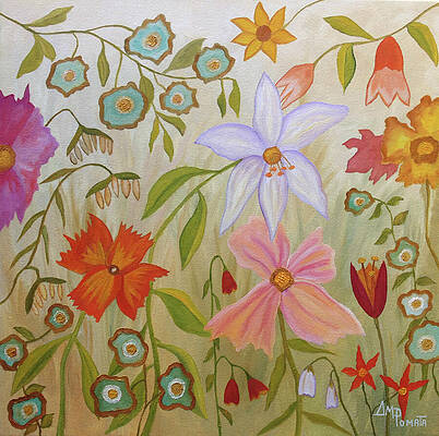 Wall Art featuring the painting Big Time Spring by Angeles M Pomata
