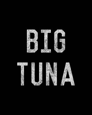 Cool Wall Art featuring the digital art Big Tuna Retro by Flippin Sweet Gear