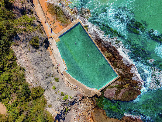Natural Wall Art featuring the photograph Bilgola Rock Pool by Andre Petrov
