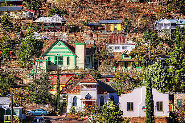 Arizona Photograph - Bisbee On The Hills by Tatiana Travelways