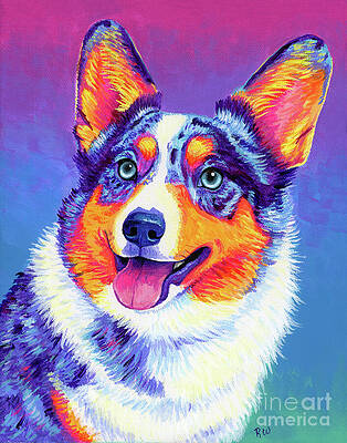 Biscuit the Corgi by Rebecca Wang