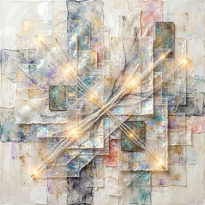 Dynamic Light Intersections Wall Art