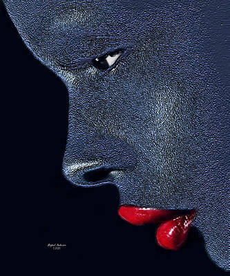 Wall Art featuring the mixed media Black And Proud by Rafael Salazar