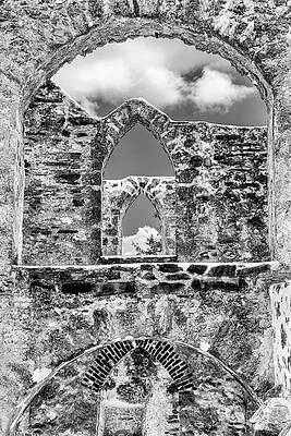 Symbolic Wall Art featuring the photograph Black And White Arches by Kelley King