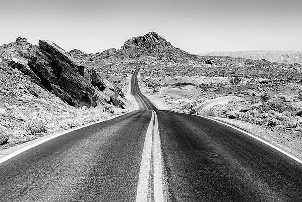 Arizona Wall Art featuring the photograph Black Arizona Series - The Valley Drive II by Philippe HUGONNARD