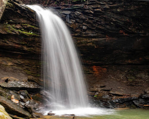 Wall Art featuring the photograph Black Fork Falls by Flees Photos