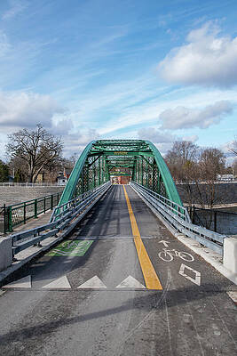Vintage Photograph - Blackfriar Bridge In London, Ontario by John Twynam