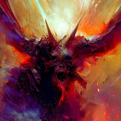 Fantasy Wall Art featuring the digital art Blood Lust by Colin Hardman