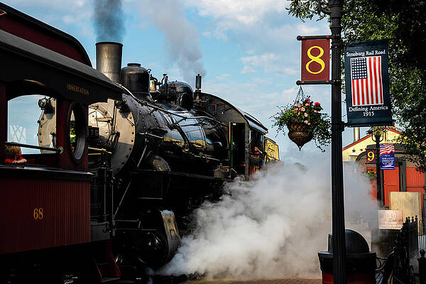 Pennsylvania Photograph - Blowing Off Some Steam On The Strasburg RR by Anthony Hightower