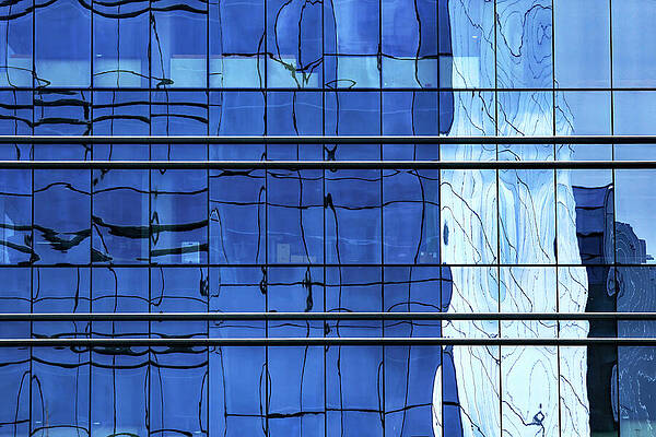 Wall Art featuring the photograph Blue Glass 1887 by Rick Perkins