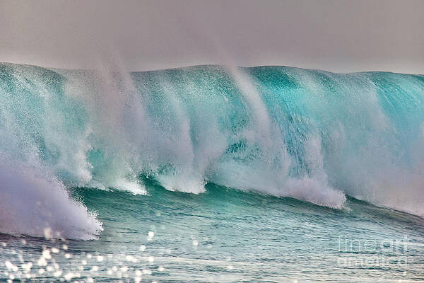 Wall Art featuring the photograph Blue Gossamer Wave by Debra Banks