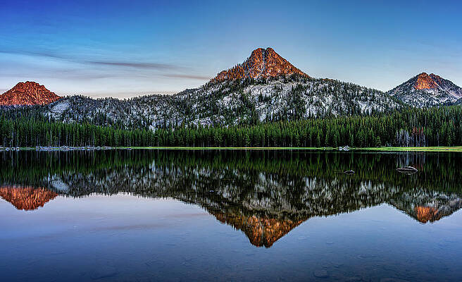 Nature Photograph - Blue Hour Begins by Tim Lyden