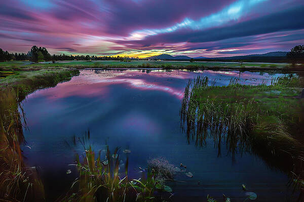 Sunset Wall Art featuring the photograph Blue Hour Sunset by Michael DeGrenier