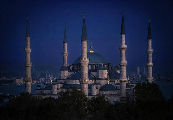Wall Art featuring the photograph Blue Mosque Of Istanbul by Rebecca Herranen