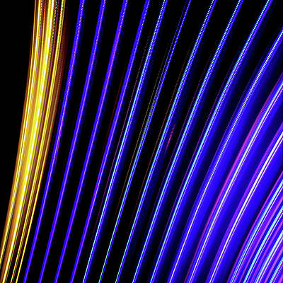 Vibrant Wall Art featuring the photograph Blue Motion by Oceanic SkyView