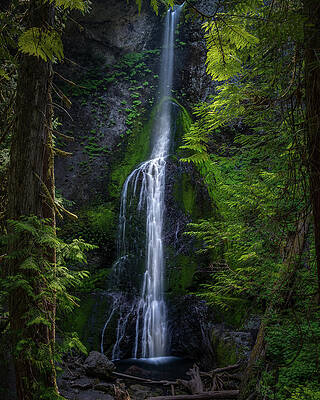 Lake Wall Art featuring the photograph Blue Ribbons Falls Number 1 by Matt Halvorson