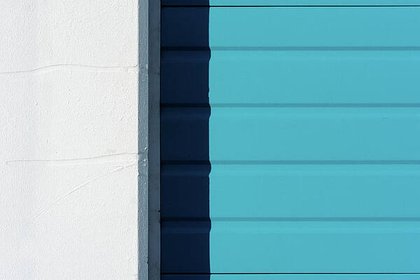 Blue Wall Art featuring the photograph Blue Shade by Chad Thunberg