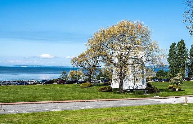 Sky Wall Art featuring the photograph Blue Sky And Border Traffic by Tom Cochran