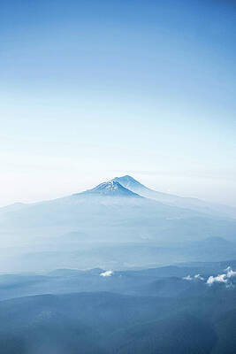 Mountain Photograph - Blue Sky Mountains by Printed View