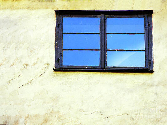 Sky Photograph - Blue Sky Reflecttions - Cesky Krumlov by Rick Locke - Out of the Corner of My Eye