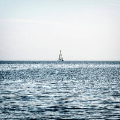 Sky Wall Art featuring the photograph Blue Solitary by Rich Kovach