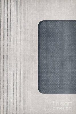 Geometric Digital Art - Blue Visions No1 by Ema Paraschiv