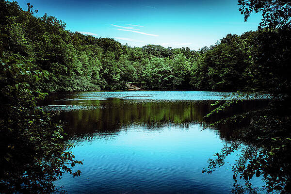 Landscape Photograph - Bluehollow by Rich Kovach