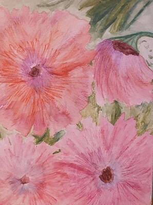 Woman Wall Art featuring the painting Blushing by Stacey Torres