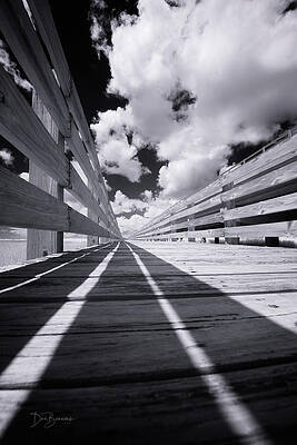 Obx Photograph - Boardwalk #2100 by Dan Beauvais